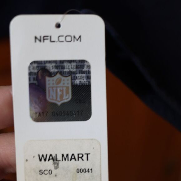 Chicago Bears NFL Team Apparel Navy 1/4 Zip Pullover Fan Gear Small - Picture 11 of 12